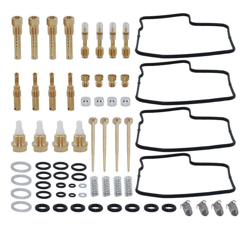 JIK 4 X Carburetor Repair Rebuild Kit for GL1200 Goldwing 1200 Carb 1984-1987 Aspencade Interstate - Image 1